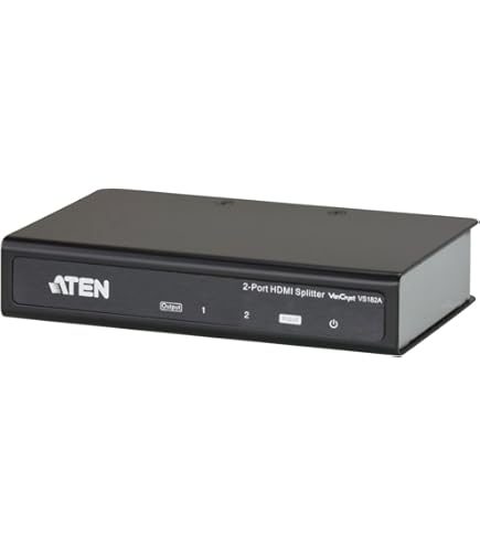 Amazon | ATEN VS182B HDMI 2分配器 (True 4K対応) | ATEN | AVセレクター